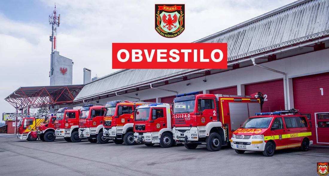 Obvestilo o odpovedi ogledov GARS Kranj
