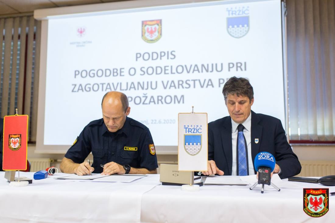 Podpis pogodbe o sodelovanju z Občino Tržič