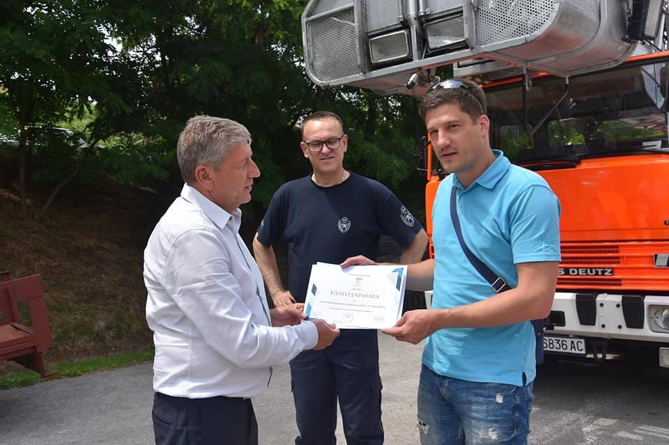 Izobraževanje gasilcev iz Severne Makedonije (1/4)
