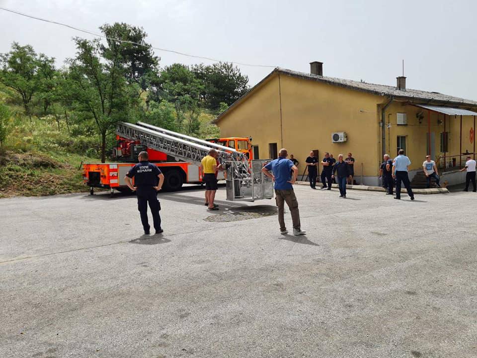 Izobraževanje gasilcev iz Severne Makedonije (3/4)