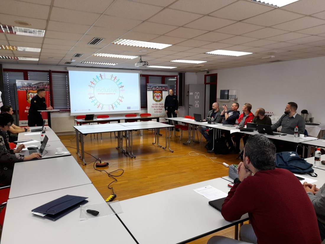 Srečanje partnerjev projekta Inclusive Emergency (1/2)